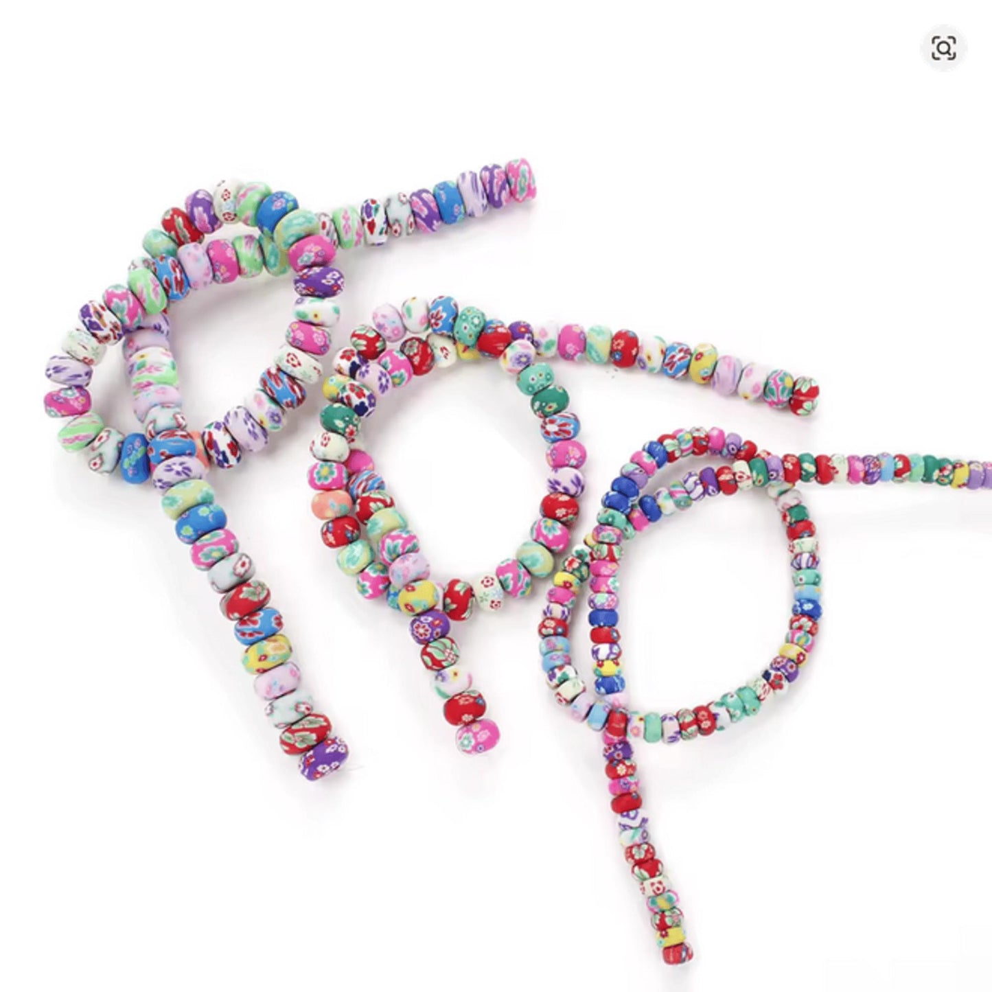 Bohemian Style Flower Clay Beads – 6mm / 8mm / 10mm
