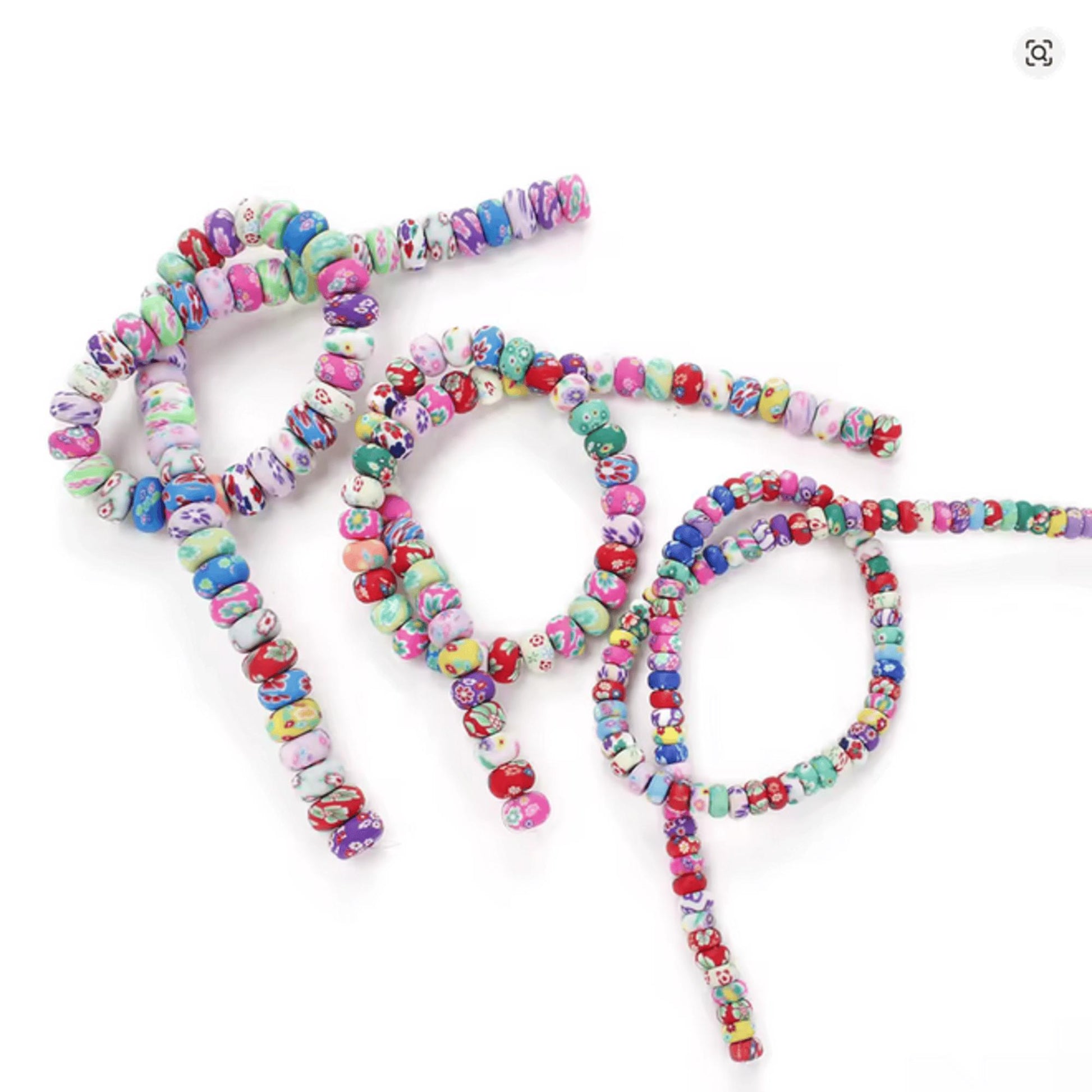 Bohemian Style Flower Clay Beads – 6mm / 8mm / 10mm