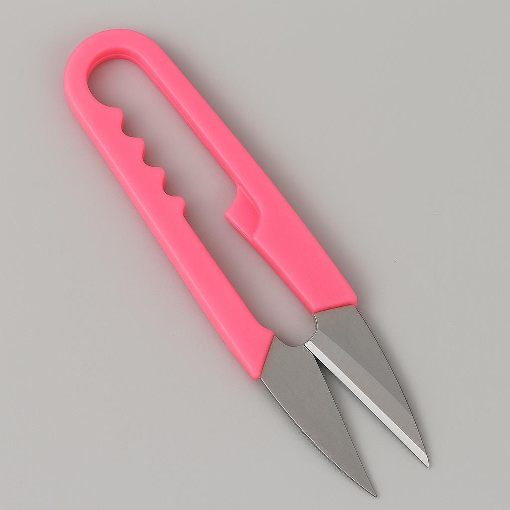 Embroidery Scissors – Choose Pink, Orange, or Green