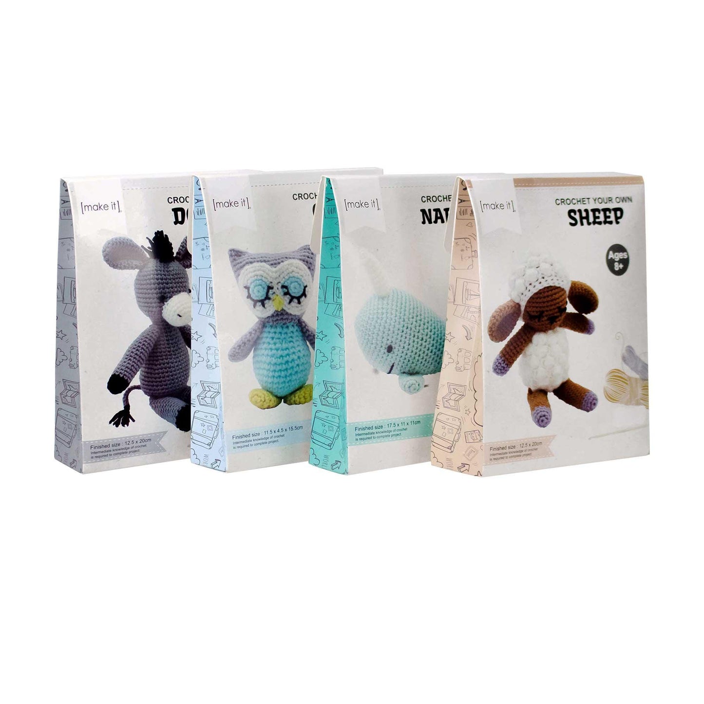 Make It Crochet Your Own Narwhal Kit