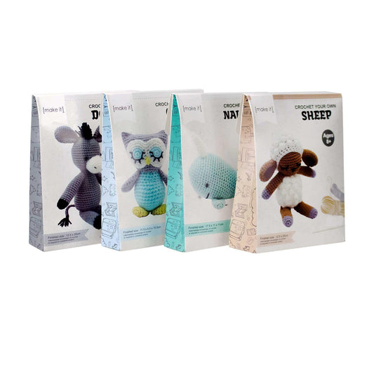 Make It Crochet Your Own Narwhal Kit