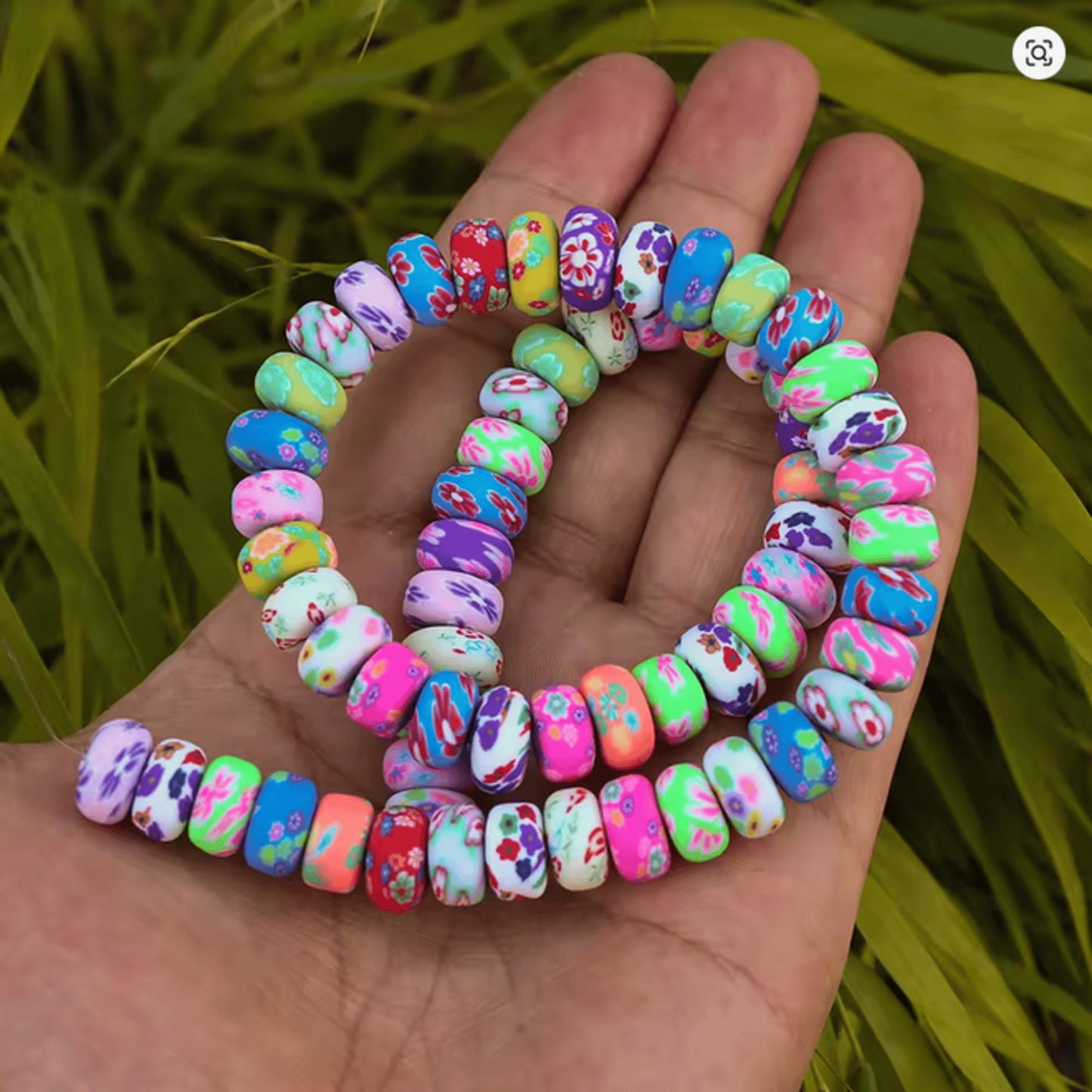 Bohemian Style Flower Clay Beads – 6mm / 8mm / 10mm