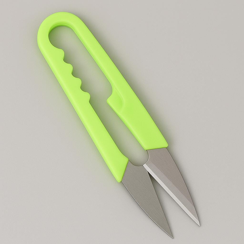 Embroidery Scissors – Choose Pink, Orange, or Green