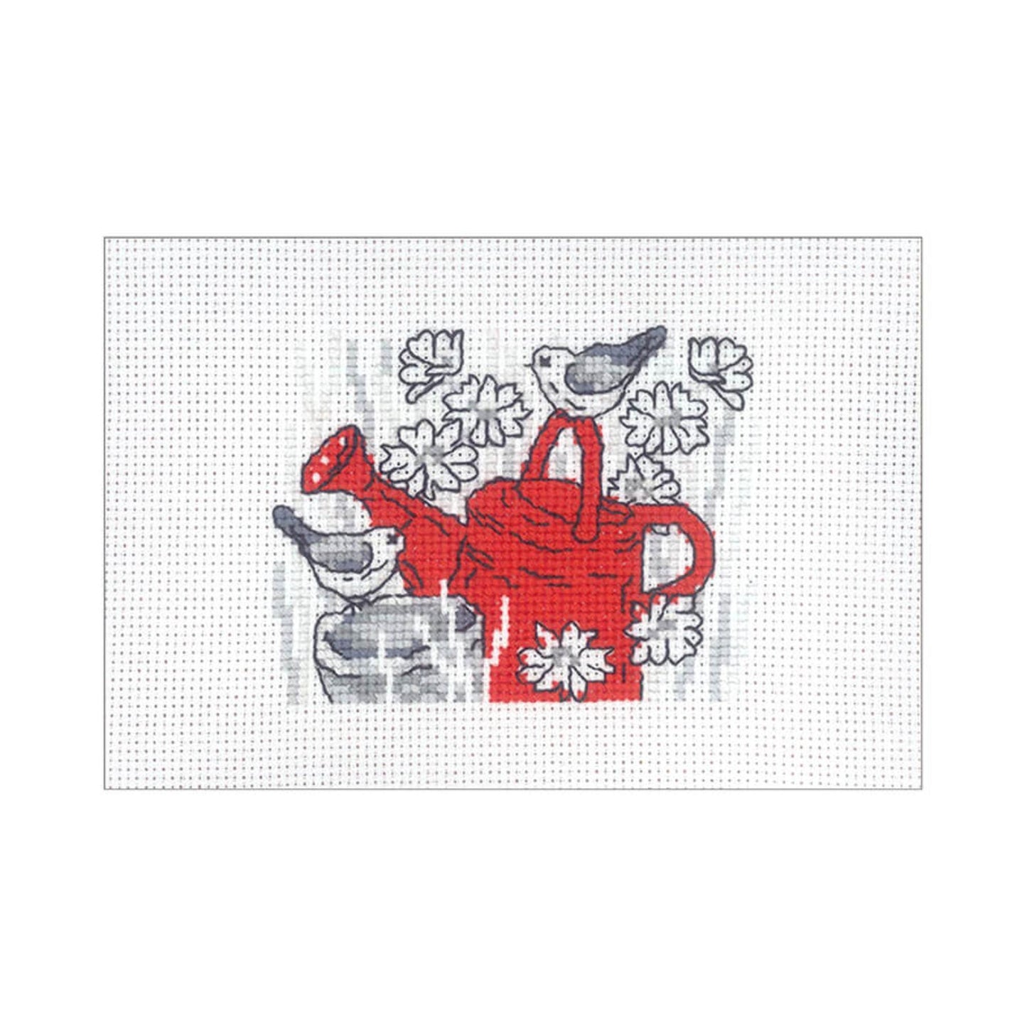 Permin Counted Cross Stitch Kits – Watering Can & Water Supply (R5794 Series) | 10x15cm Aida | Sold Separately