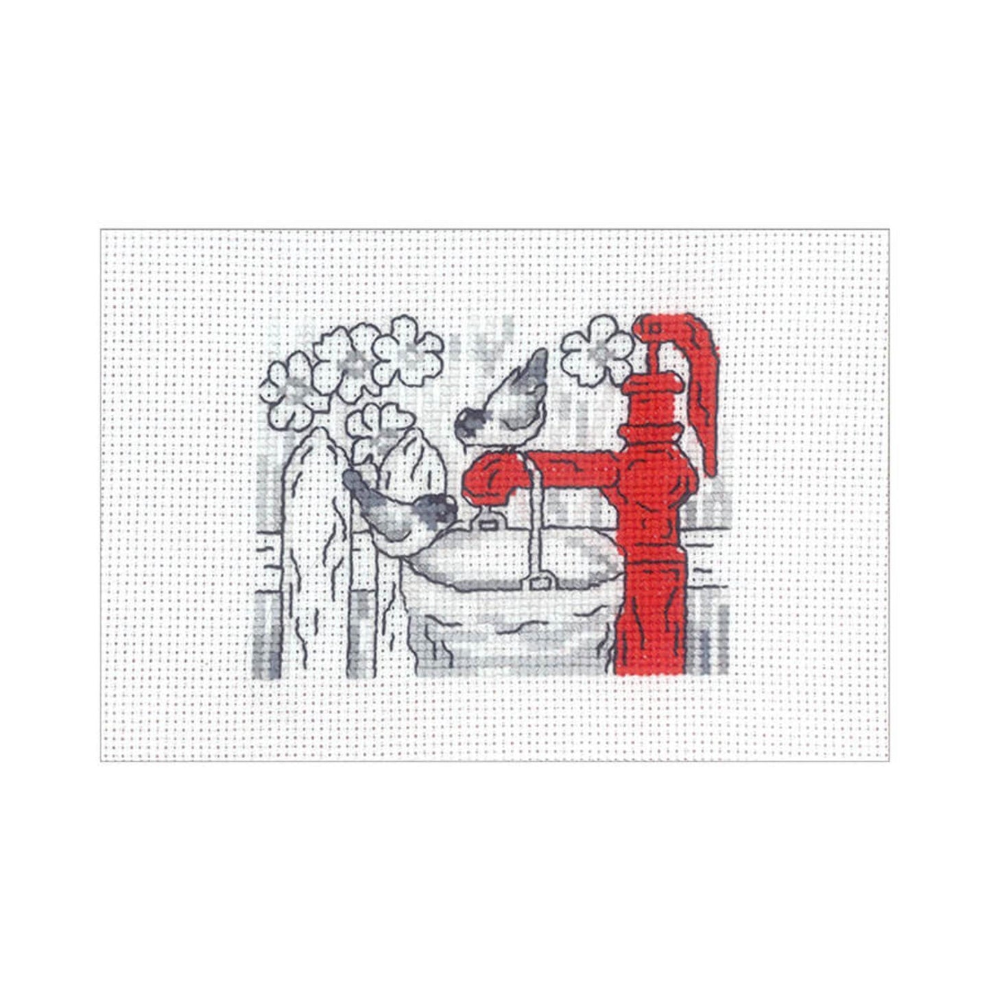 Permin Counted Cross Stitch Kits – Watering Can & Water Supply (R5794 Series) | 10x15cm Aida | Sold Separately