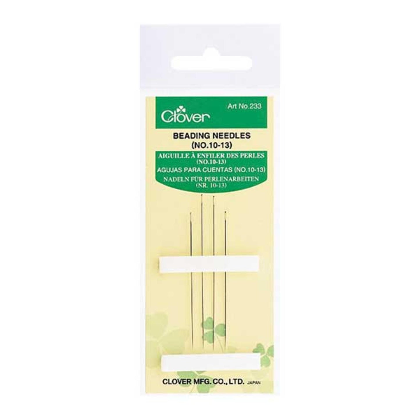 Clover Beading Needles No 10-13