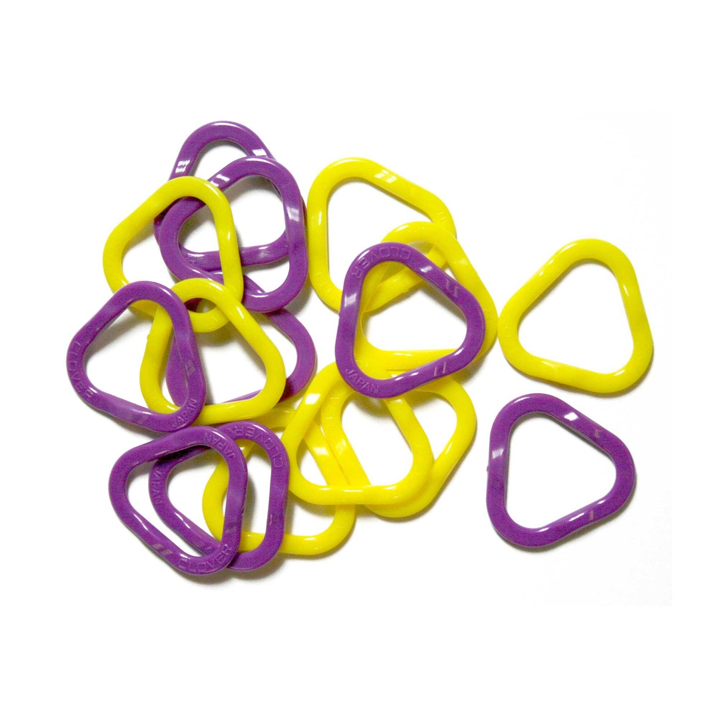 Clover Stitch Markers Triangle Medium