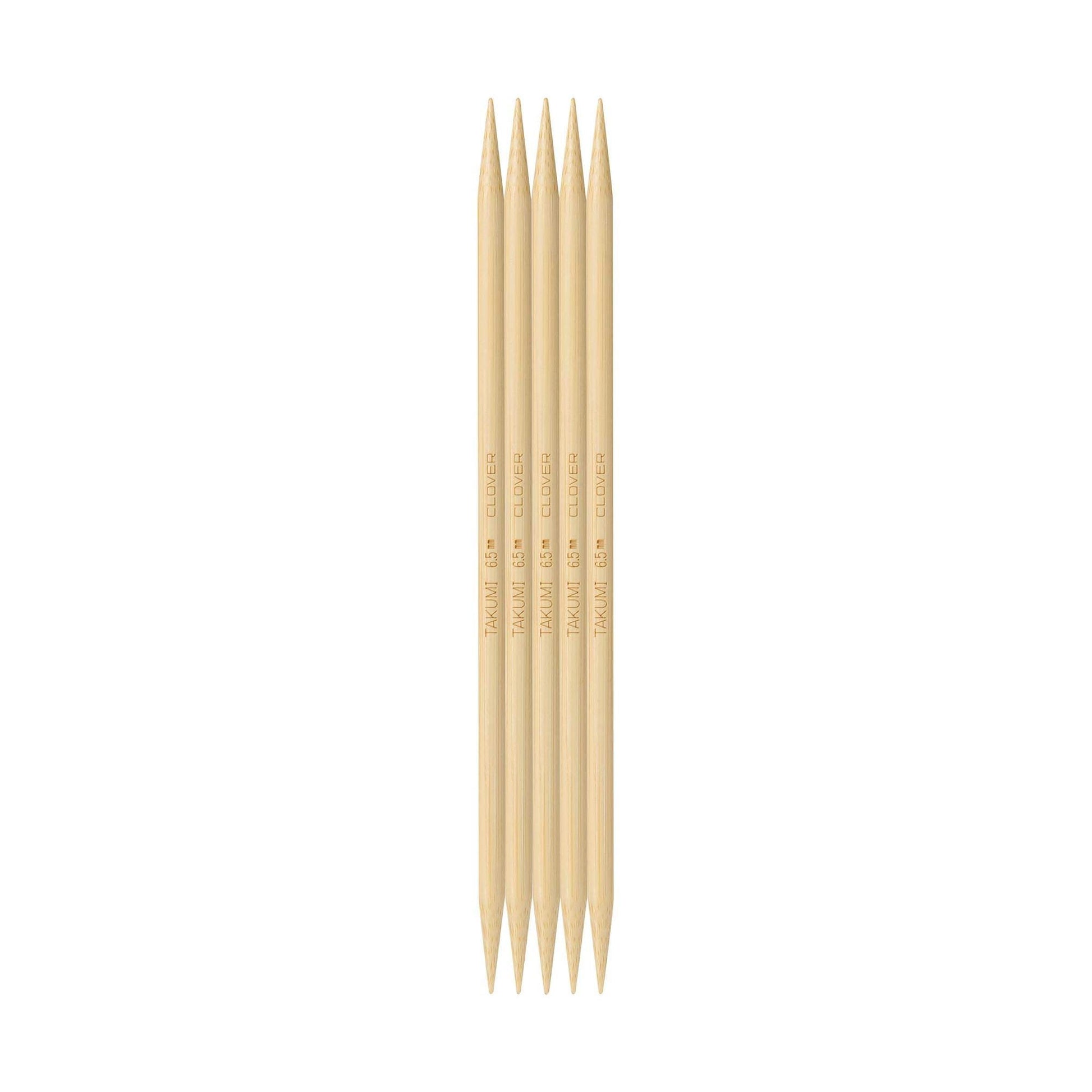 Bamboo Knitting Needles “Takumi” Double Pointed 20 cm