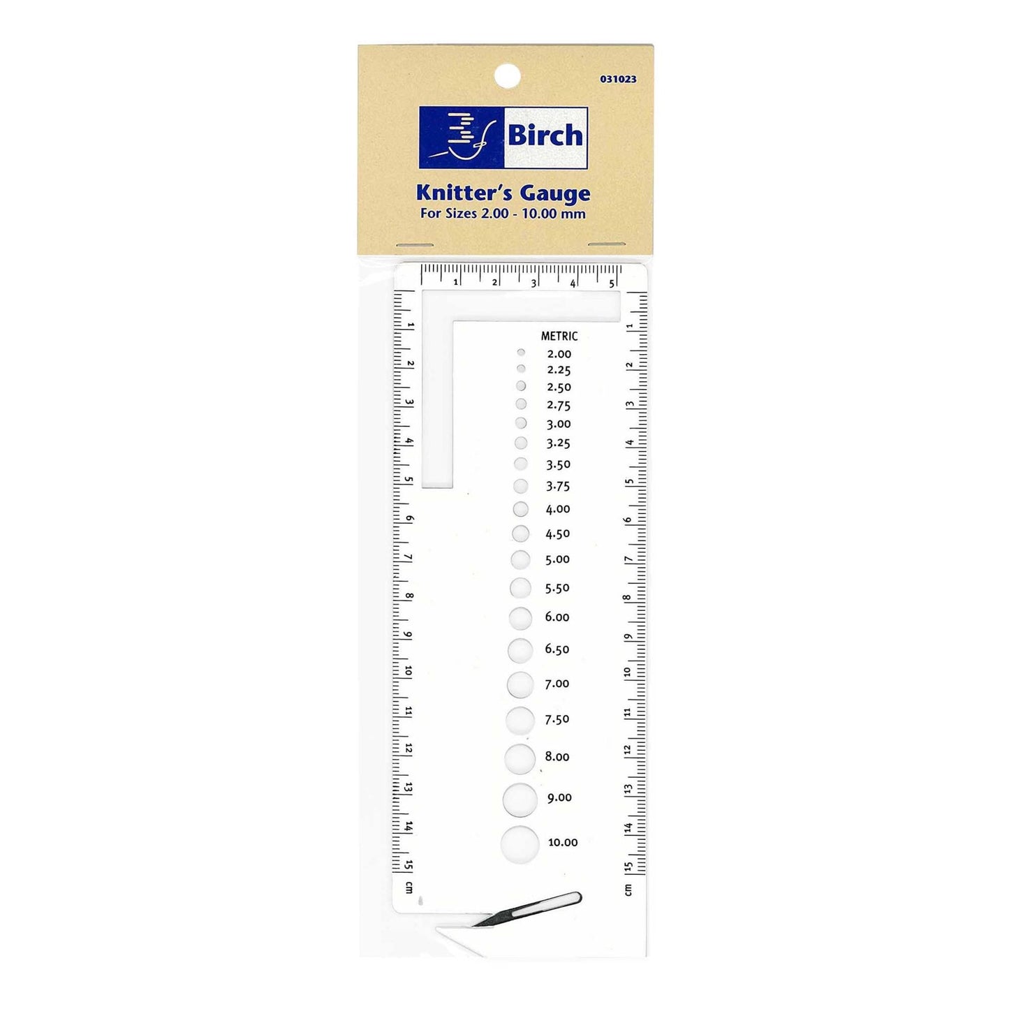 Birch Knitters Gauge