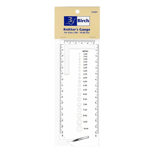 Birch Knitters Gauge