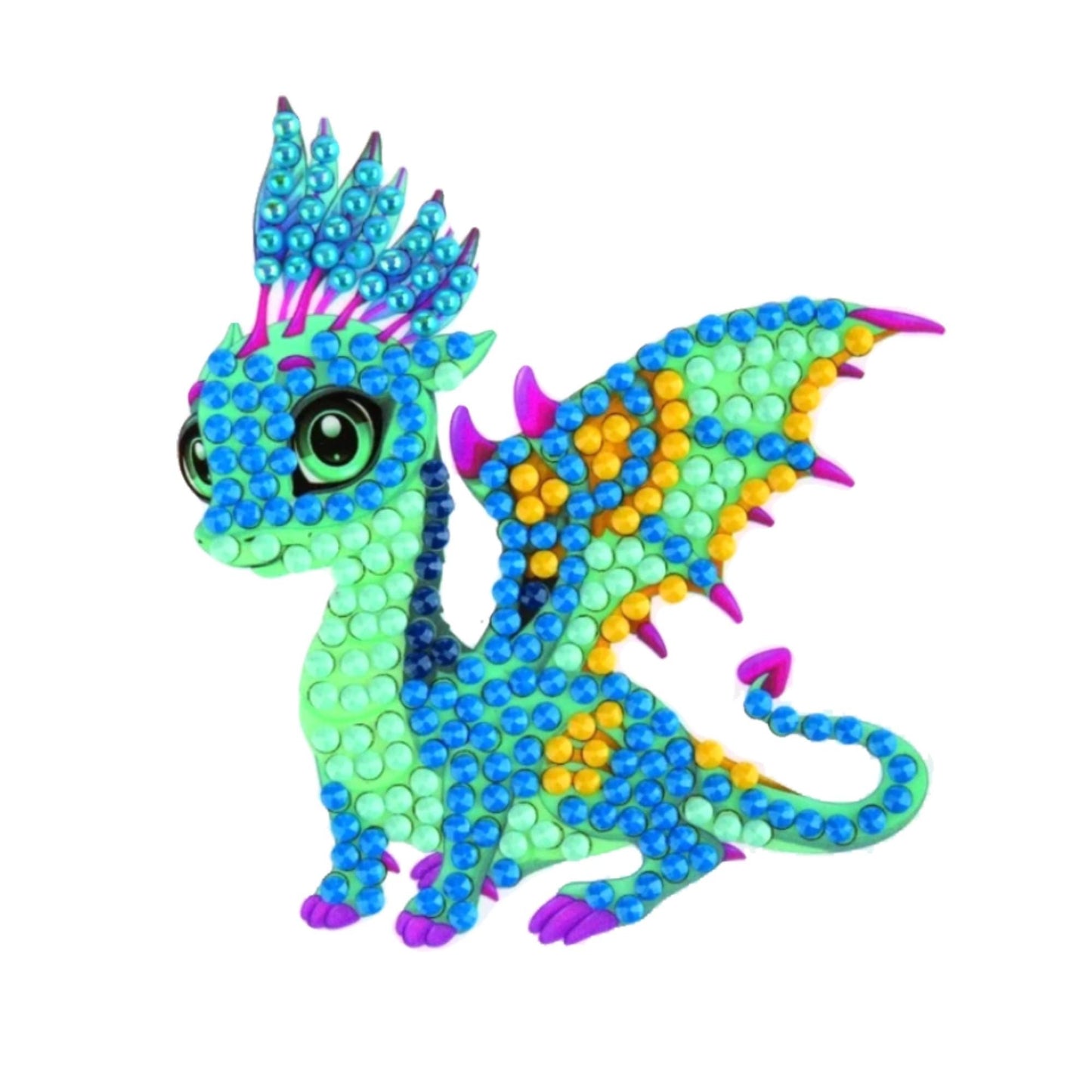 Craft Buddy Crystal Art Motif Kit – 9x9cm (Bird, Dragon, Koala, Birthday, Peace Camper Van)