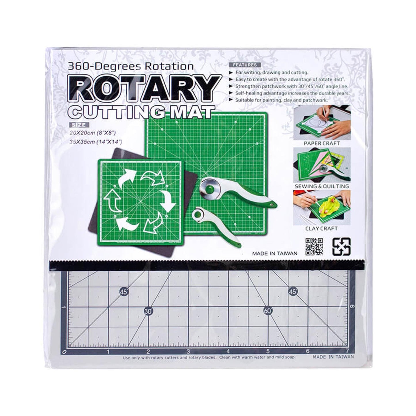 Rotary Rotating Cutting Mat – 20 x 20cm