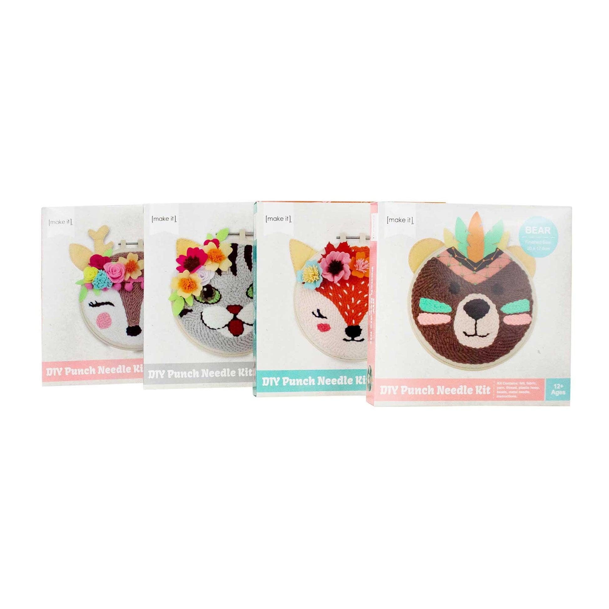 Make It DIY Punch Needle Kit - Bear