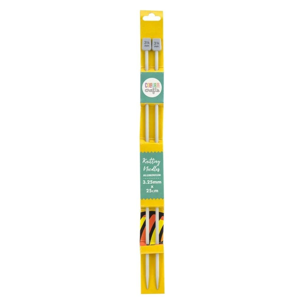 Colourme Knitting Needle 25cm - 3.25mm Aluminium