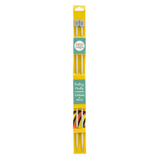 Colourme Knitting Needle 25cm - 3.25mm Aluminium