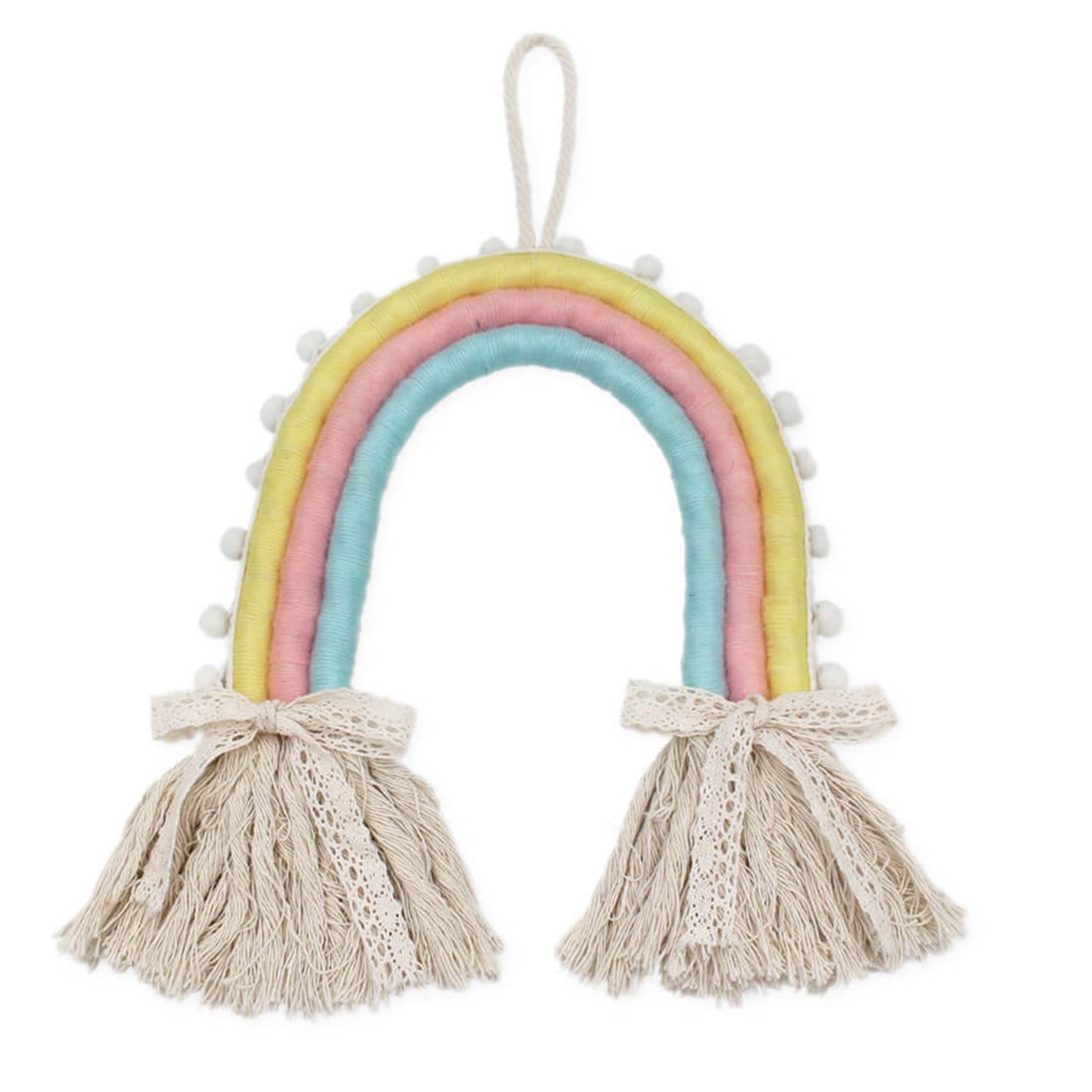 DIY Wrap Rope Kit – 3 Colour Rainbow (20 x 24cm + 10cm Hanging)