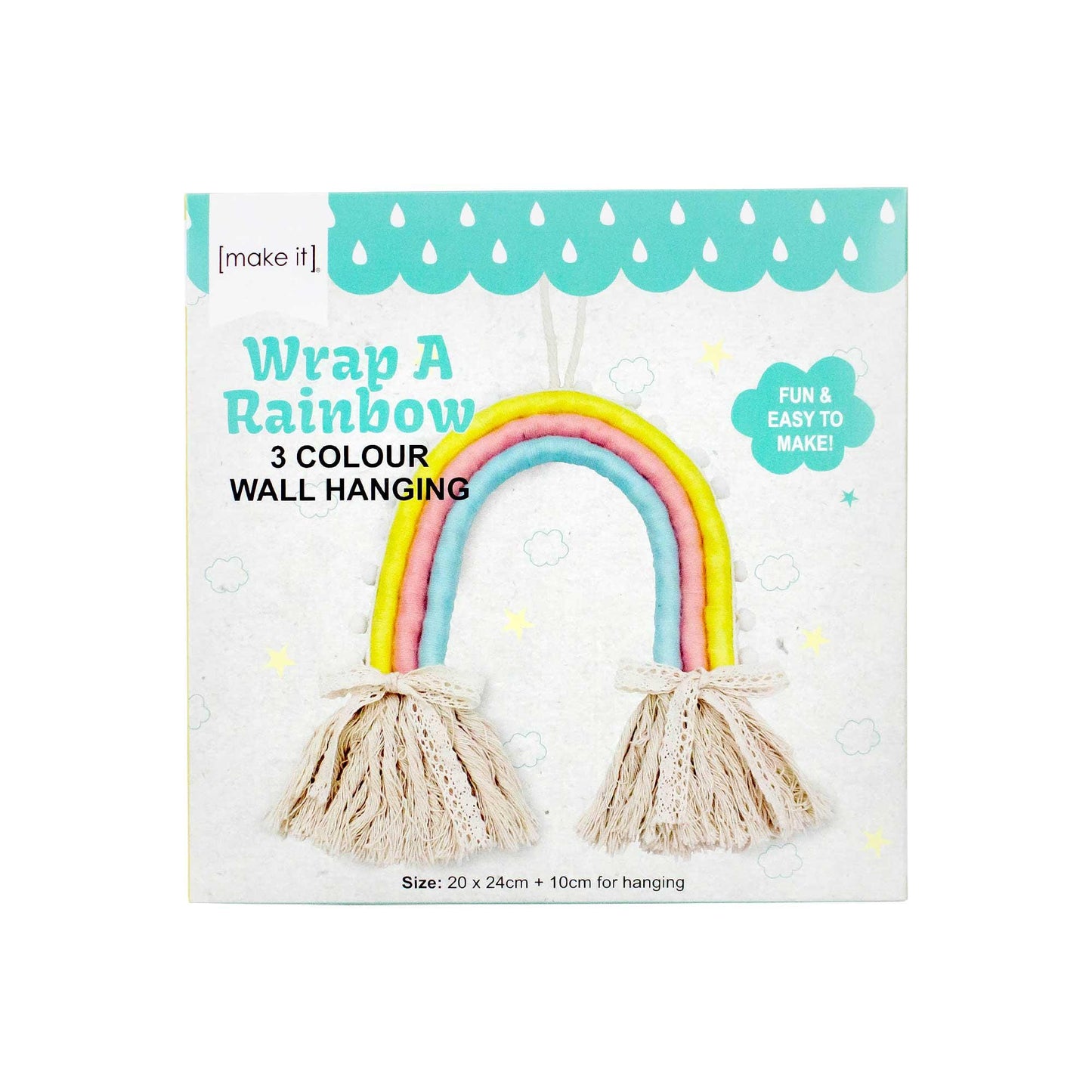 Make It Wrap A Rainbow - 5 Colour Rainbow (20 x 24cm + 10cm Hanging)