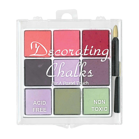 Decorating Chalks Palette – 9 Colours