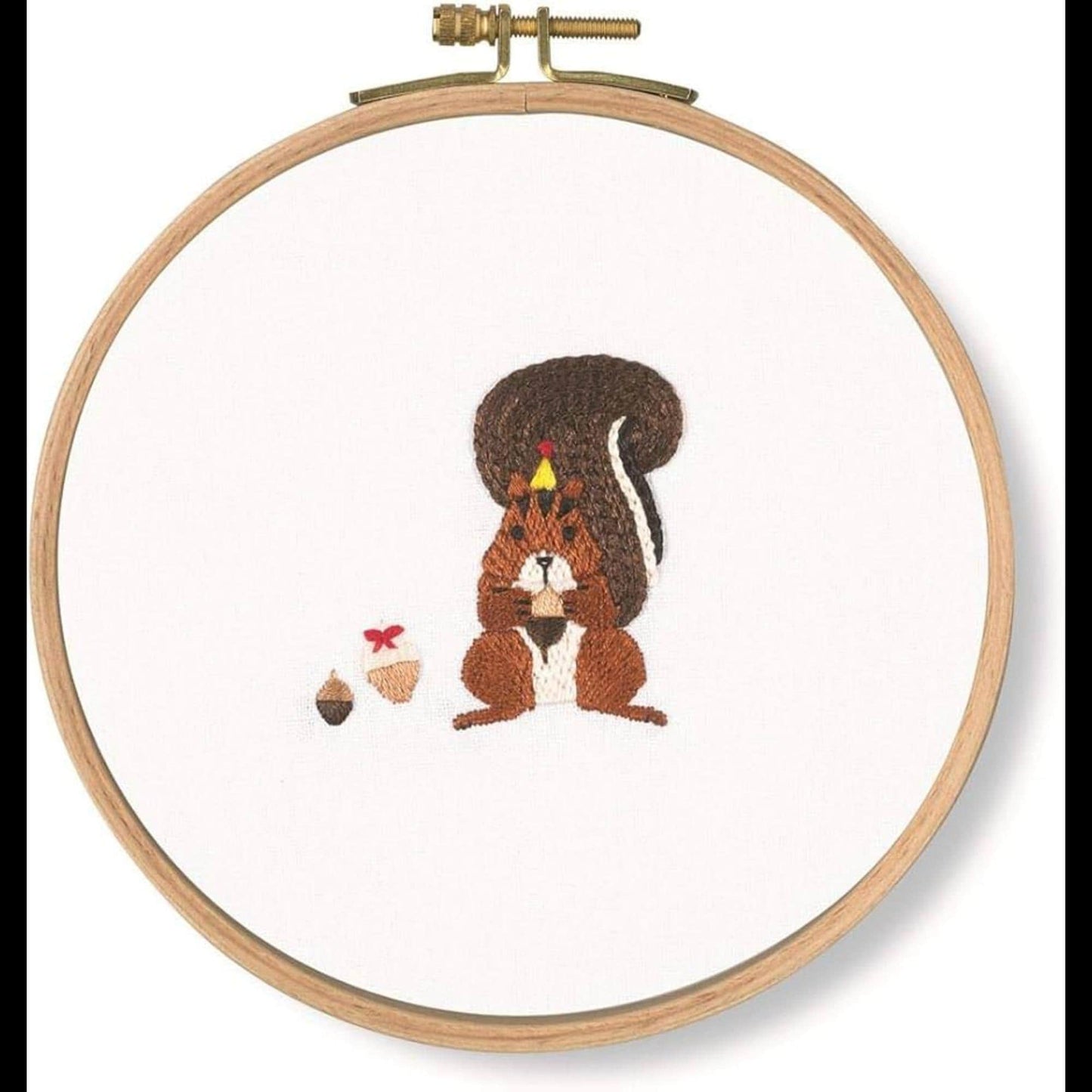 DMC Acorns! Squirrel Embroidery Kit