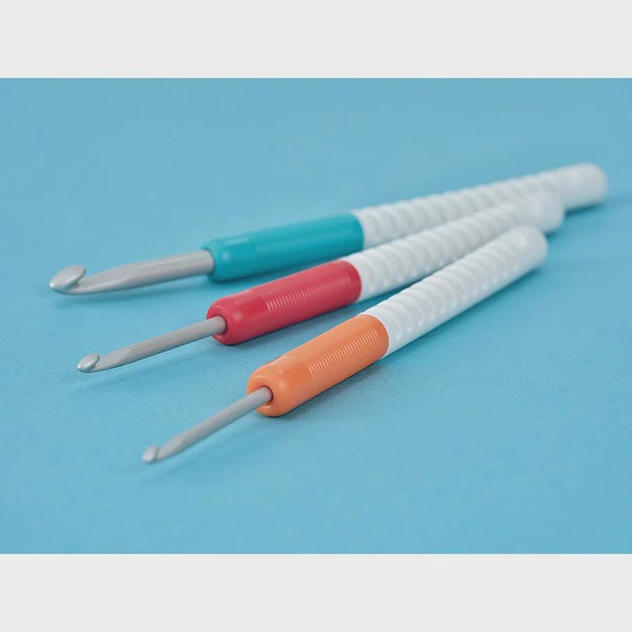 Addi Colour Crochet Hooks – Ergonomic Rotating Handle