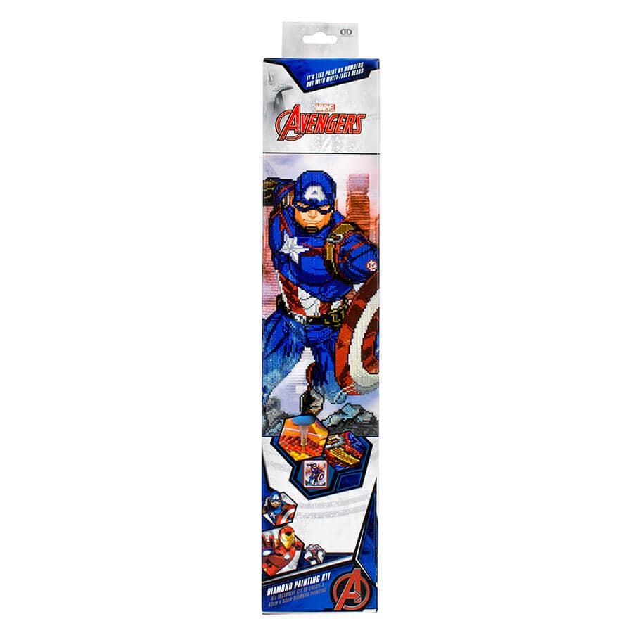Diamond Dotz Avengers Kit – Cap in Action 53x42cm