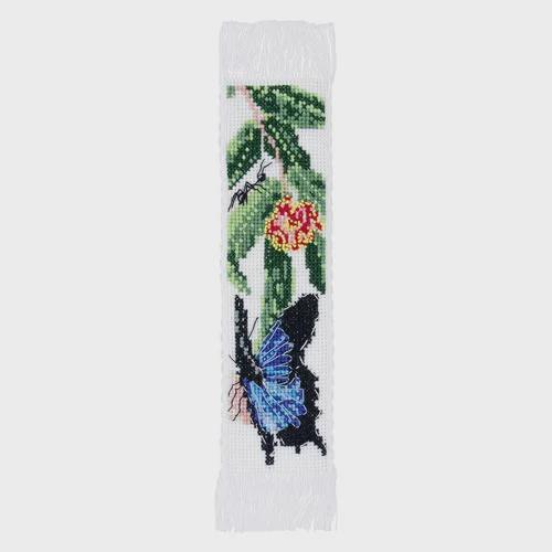 Leuts Artist Series Counted Cross Stitch Bookmark Kit | Australian Wildlife Bookmark | 14 Count Aida Kit | Intermediate Cross Stitch
