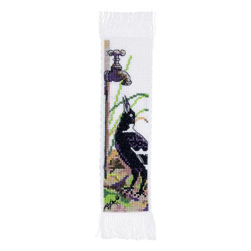 Leuts Artist Series Counted Cross Stitch Bookmark Kit | Australian Wildlife Bookmark | 14 Count Aida Kit | Intermediate Cross Stitch