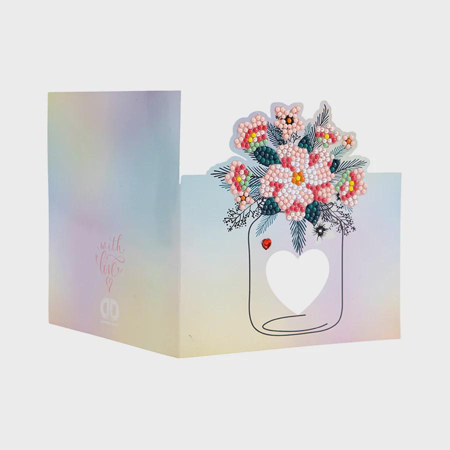 Diamond Dotz Greeting Cards Variety Pack | 12 DIY Diamond Painting Cards with Envelopes