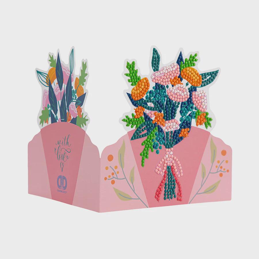 Diamond Dotz Greeting Cards Variety Pack | 12 DIY Diamond Painting Cards with Envelopes