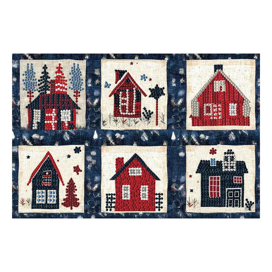 Diamond Dotz Country Quilt Diamond Painting Kit 20 x 30cm | Beginner DIY Craft | Ready to Hang DOTZ Décor