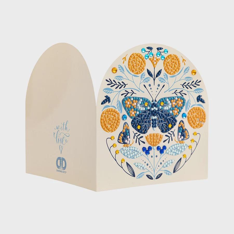 Diamond Dotz Greeting Cards Variety Pack | 12 DIY Diamond Painting Cards with Envelopes