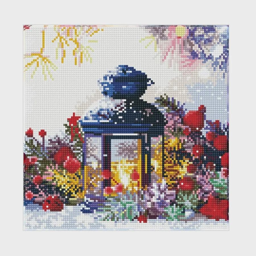 Diamond Dotz Christmas Diamond Painting Kit 30x30cm Holiday Diamond Art DIY Craft Gift