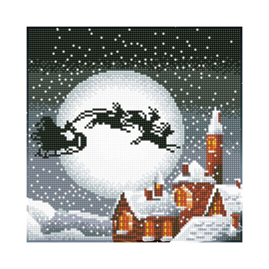 Diamond Dotz Christmas Diamond Painting Kit 30x30cm Holiday Diamond Art DIY Craft Gift