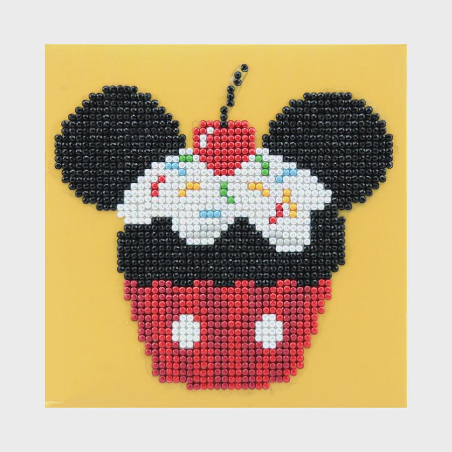 Diamond Dotz Cupcake Mickey Dotz Box | Disney Diamond Painting Kit | 15x15cm Craft